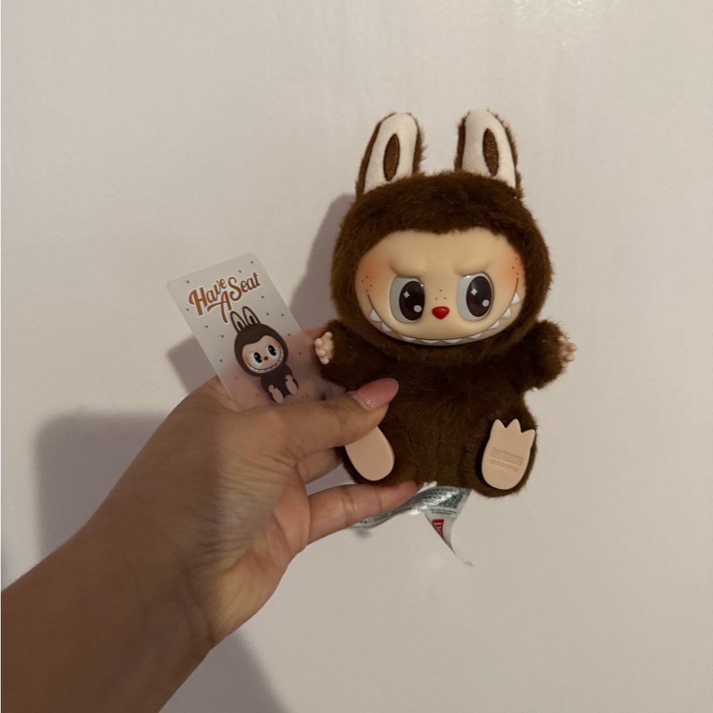 Cute Brown Plush Bunny Toy